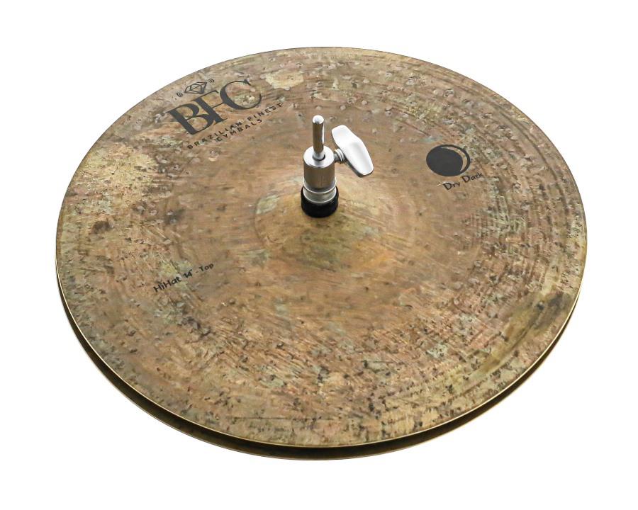 Chimbal BFC Brazilian Finest Cymbals Dry Dark 14" DDHH14 em Bronze B20