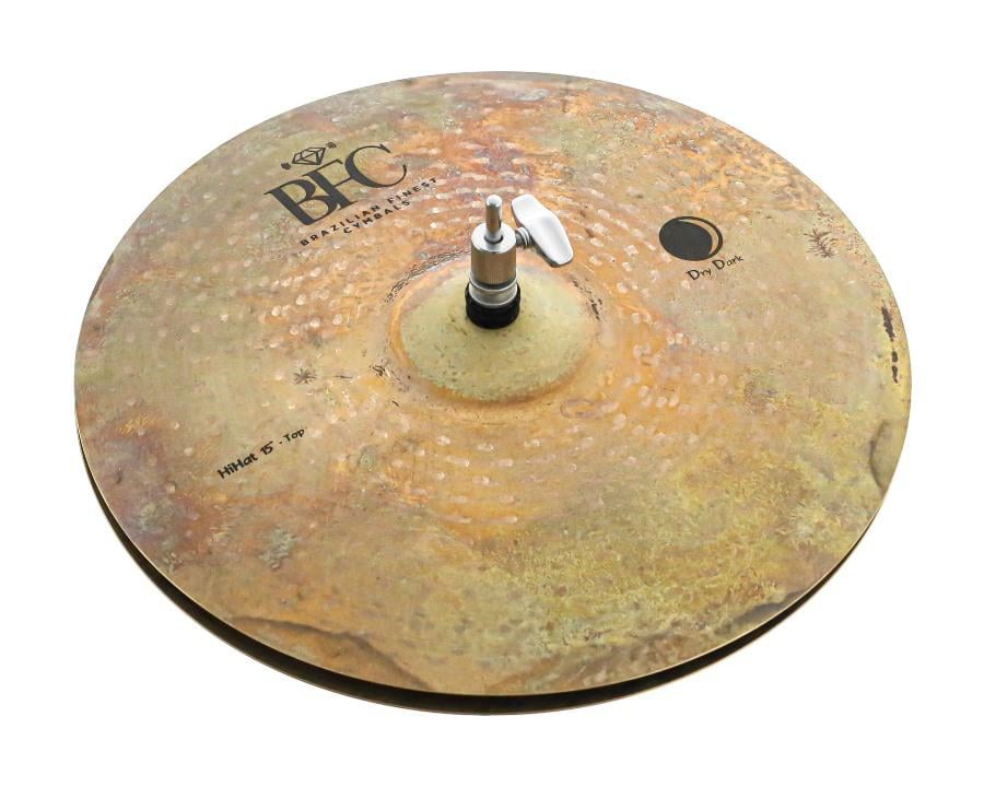Chimbal BFC Brazilian Finest Cymbals Dry Dark 15" DDHH15 em Bronze B20
