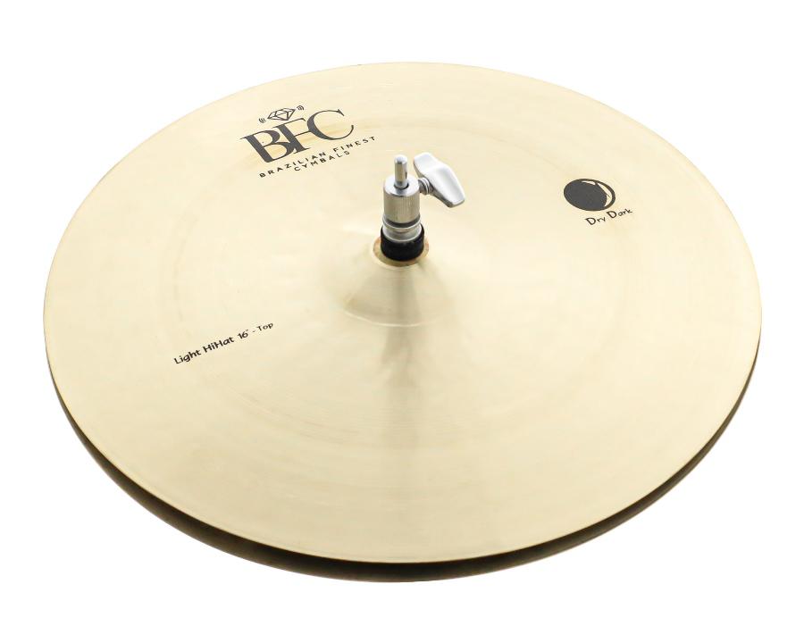 Chimbal BFC Brazilian Finest Cymbals Dry Dark Light Hihat 16" DDLH16 em Bronze B20