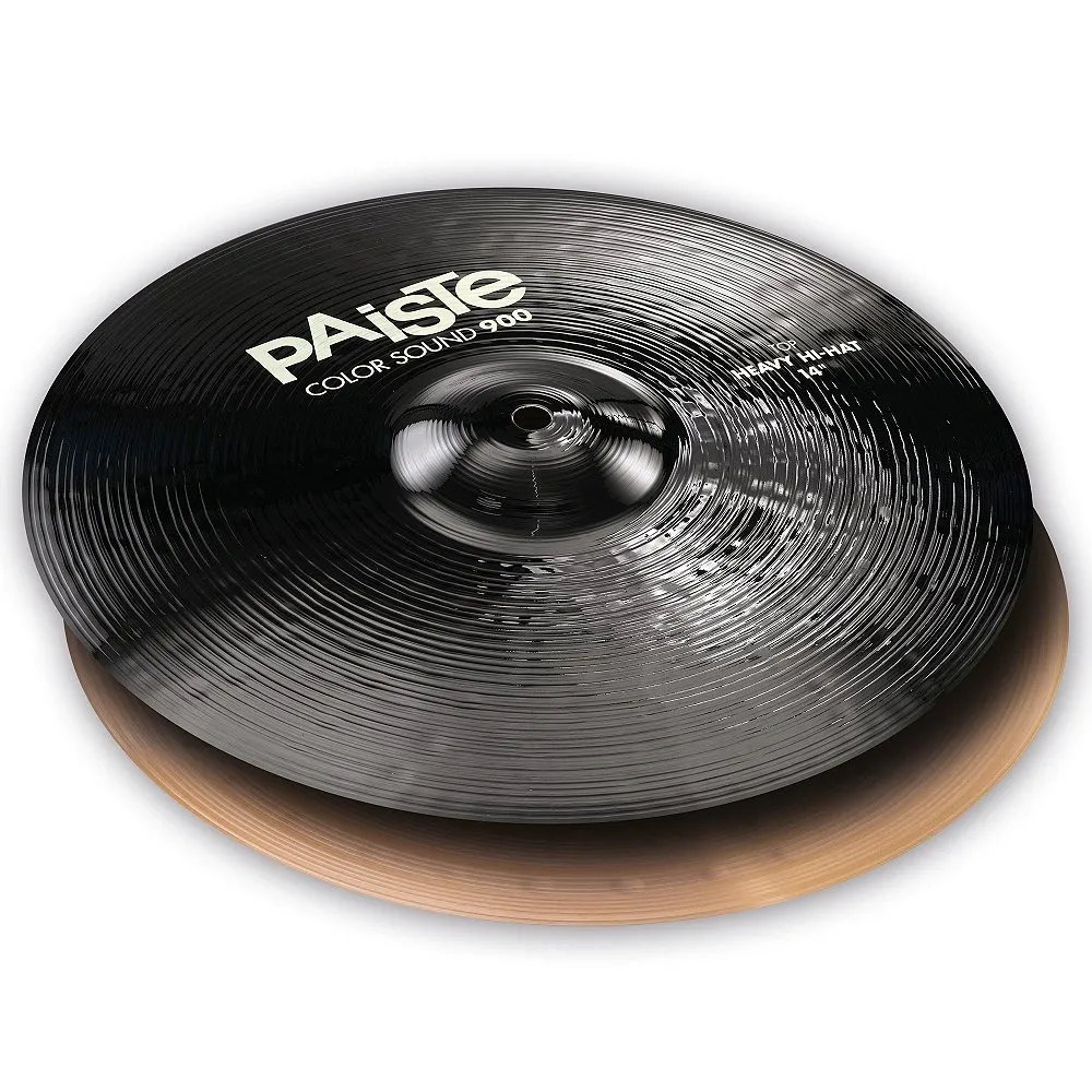 Chimbal Paiste Color Sound 900 Black Heavy Hi-Hat 14" em Bronze 2002 HH-14 BLK