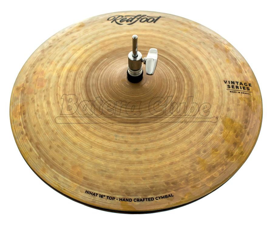 Chimbal Red Foot Vintage Series Hihat 16" (Made in Brazil)