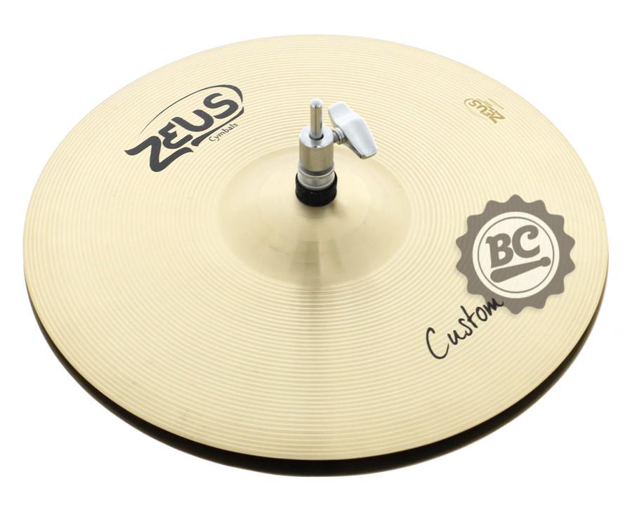 Chimbal Zeus Custom Series 14" ZCHH14 em Bronze B20 com acabamento fosco polido