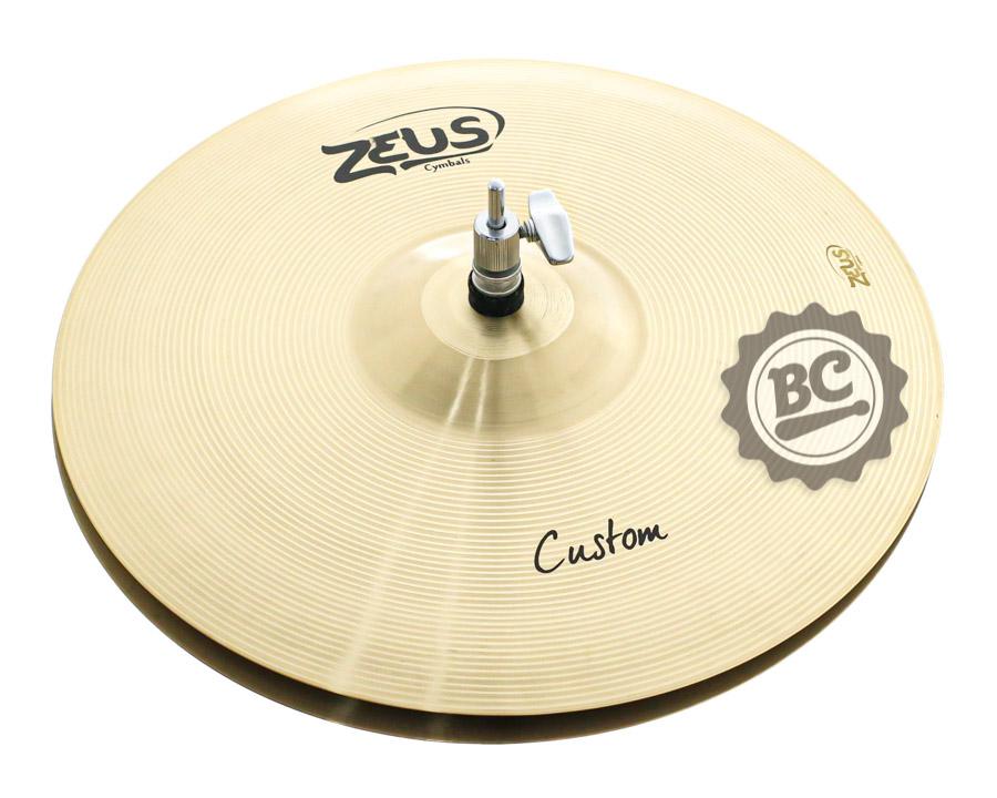 Chimbal Zeus Custom Series 16" ZCHH16 em Bronze B20 (Worship) com acabamento fosco polido