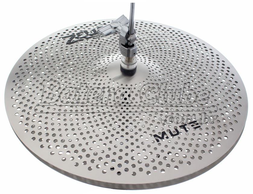Chimbal Zeus Mute 14" ZMHH14 com Volume até 80% Menor para Estudo e Controle Total Low Volume