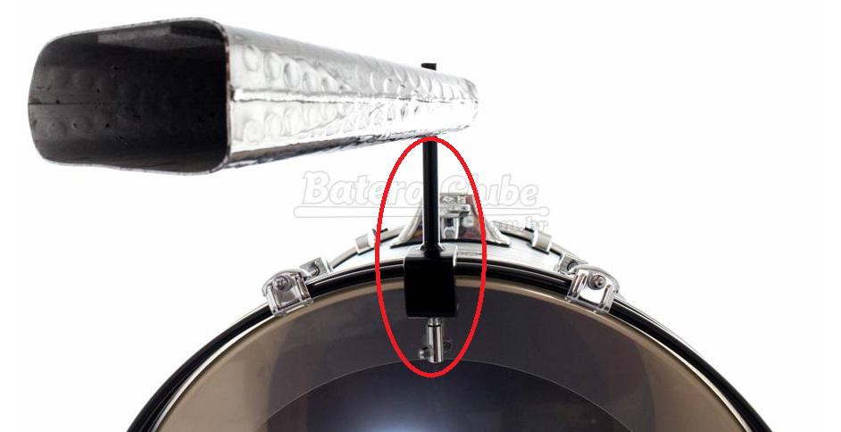Clamp D-One DCC1 para Fixar Cowbell, Percussão e Acessórios no Bumbo