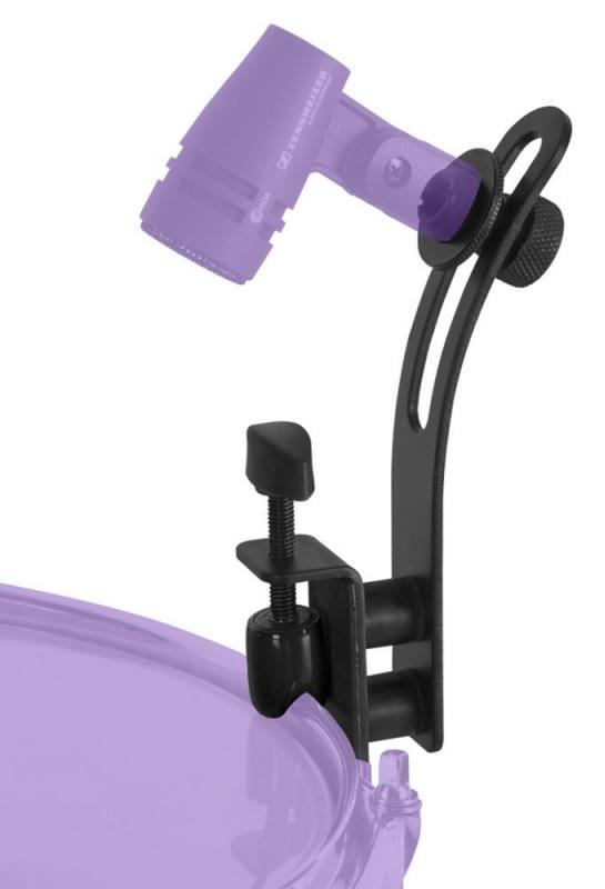 Clamp de Microfone On Stage DM50 com Ajuste de Altura Vertical e Fixação no Aro (022659)