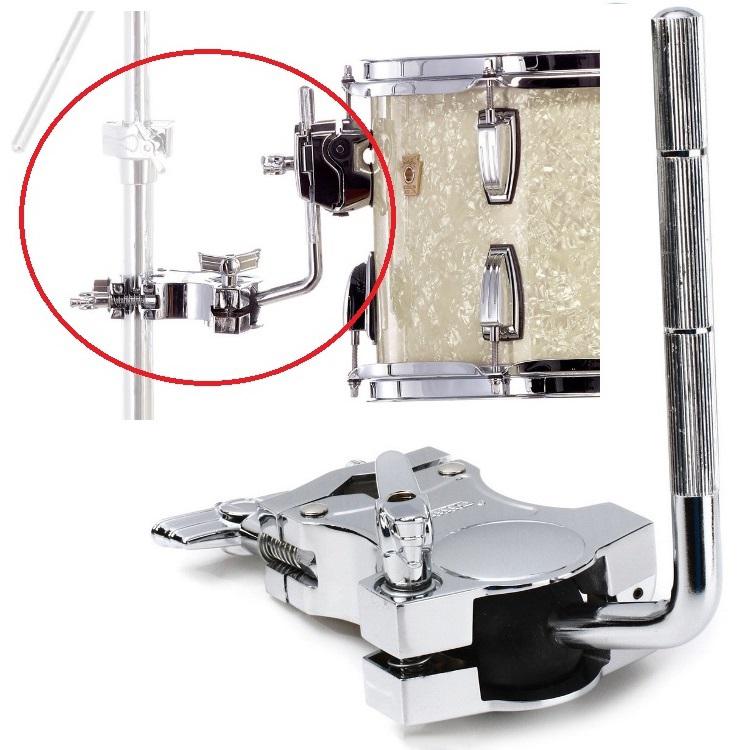Clamp Holder Ludwig Atlas PM0048 com com Haste 12.7mm para Fixar Tons DW, Ludwig USA, Grestsch USA