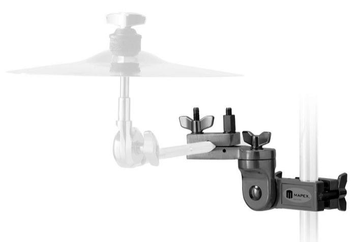 Clamp Mapex MC902 com 2 Conexões Multiuso Ajuste Articulado para Extensores e Holders