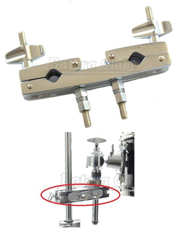 Clamp Torelli TA432 Multiuso com 2 Conexões para Tons, Holders ou Acessórios