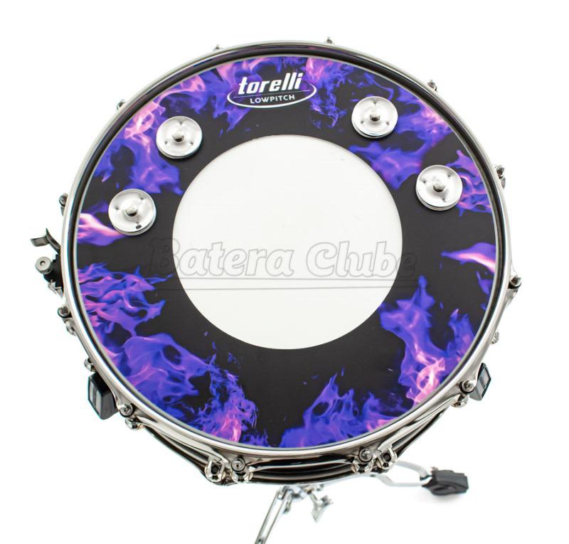 Controlador de Caixa Torelli LowPitch Fire Roxo com Platinelas TLP509RX 14" Som Grave com Efeito