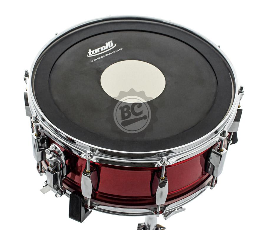 Controlador de Caixa Torelli TA518 Low Pitch Black 14" Drum Head Tenha um Som de Caixa Grave