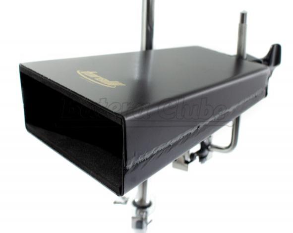 Cowbell Torelli TO056 Rock 8" Grande Preto com presilha pra fixar na estante