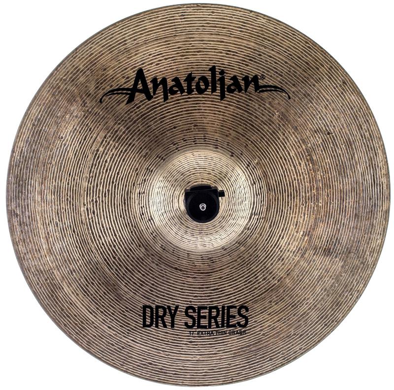 Crash Anatolian Dry Series Extra Thin 17" Dark Slot Handmade Turkish
