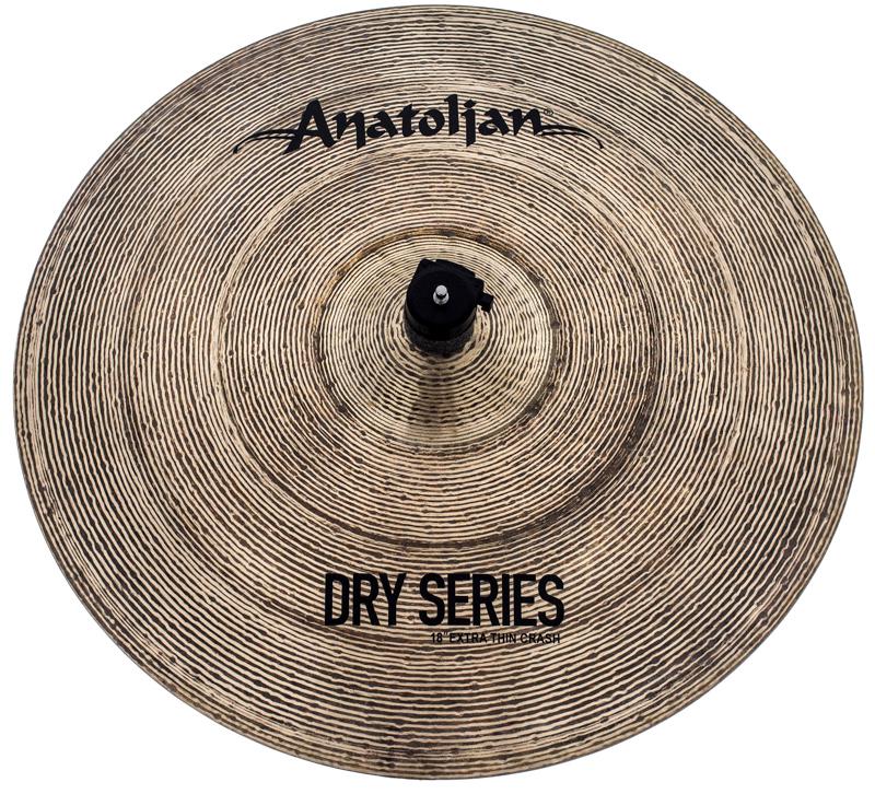 Crash Anatolian Dry Series Extra Thin 18" Dark Slot Handmade Turkish