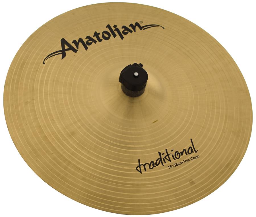 Crash Anatolian Traditional Thin 15" Handmade Turkish