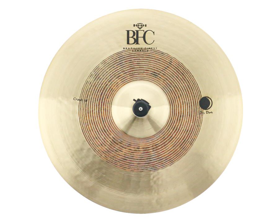 Crash BFC Brazilian Finest Cymbals Dry Dark 18" DDCR18 em Bronze B20