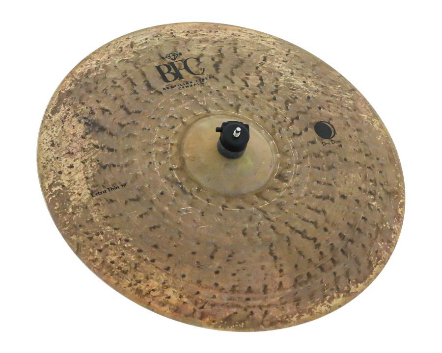 Crash BFC Brazilian Finest Cymbals Dry Dark Extra Thin 19" DDET19 em Bronze B20 Extra Macio
