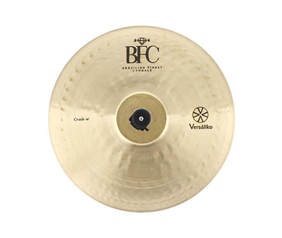 Crash BFC Brazilian Finest Cymbals Versaliko 14" Brilliant Raw Bell VKC14 Bronze B20 Made in Brazil