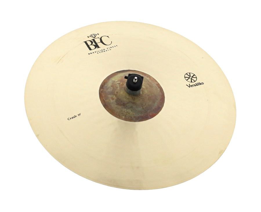Crash BFC Brazilian Finest Cymbals Versaliko 19" Brilliant Raw Bell VKC19 Bronze B20 Made in Brazil