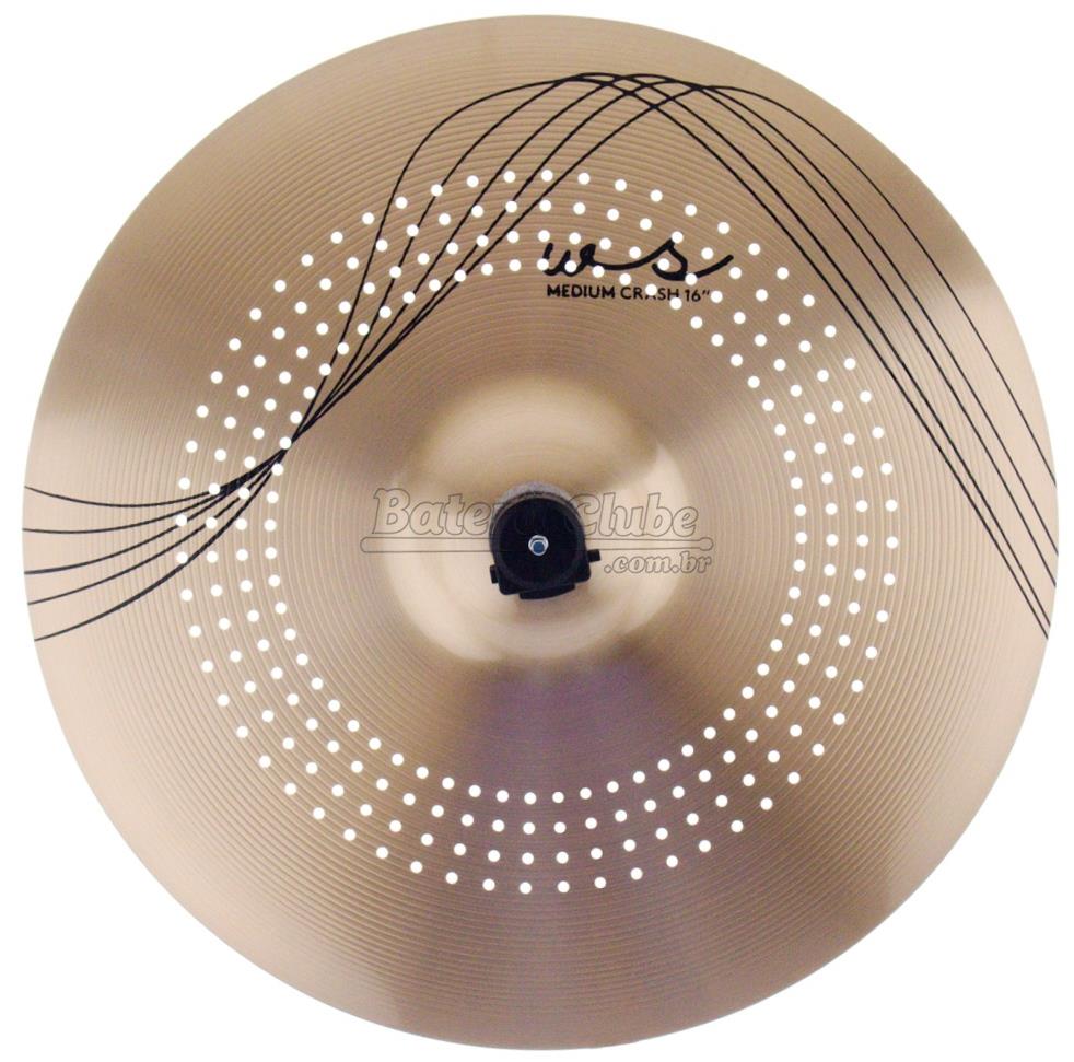 Crash Orion WS Whisper WS16CR 16" com Micro Furos em Bronze B10 Prato de Efeito