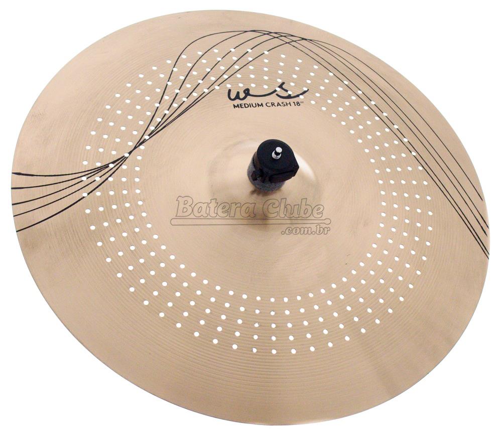Crash Orion WS Whisper WS18CR 18" com Micro Furos em Bronze B10 Prato de Efeito