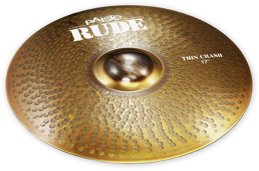 Crash Paiste Serie Rude Thin Crash 17" Rude TC-17