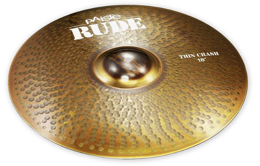 Crash Paiste Serie Rude Thin Crash 18" Rude TC-18