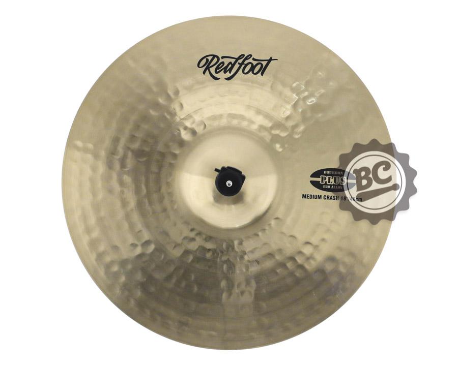 Crash Red Foot Bourbon Plus Brilliant 18" em Bronze B20 com Acabamento Brilhante