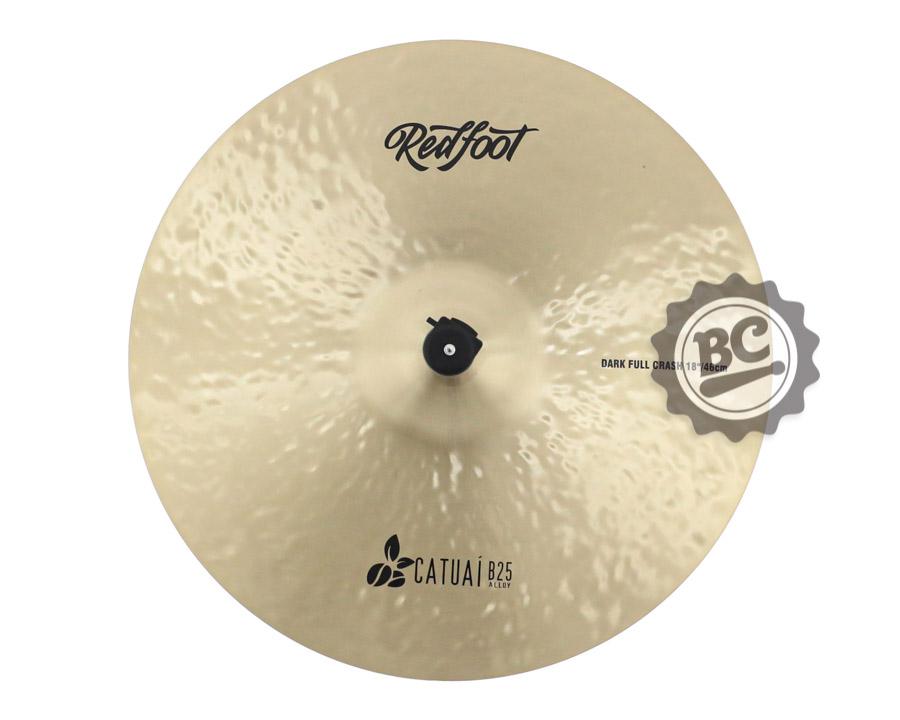 Crash Red Foot Catuaí Series Dark Full 18" em BRONZE B25 com Acabamento Polido