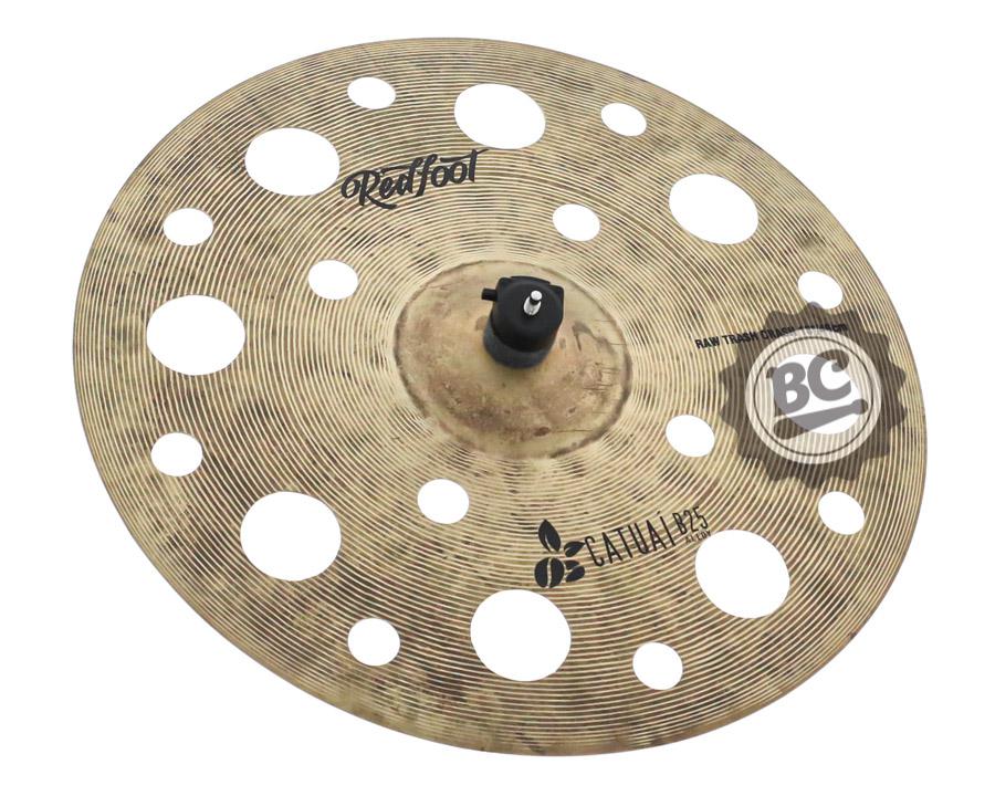 Crash Red Foot Catuaí Series Raw Trash Crash 18" em BRONZE B25 com Acabamento Polido