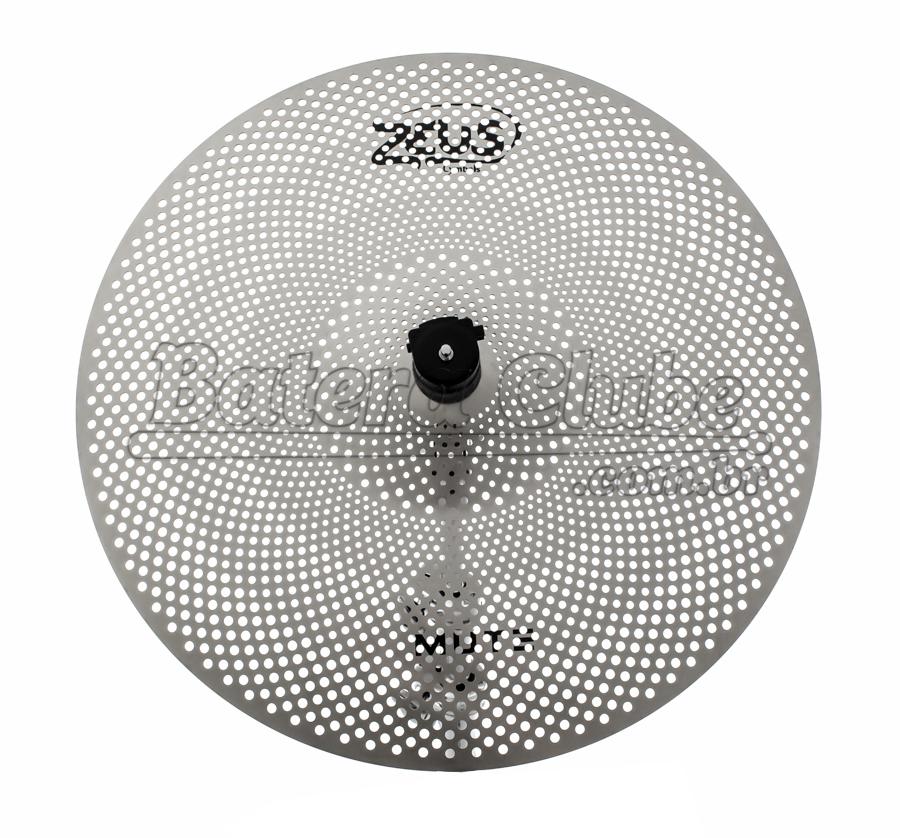 Crash Zeus Mute 17" ZMC17 com Volume até 80% Menor para Estudo e Controle Total Low Volume