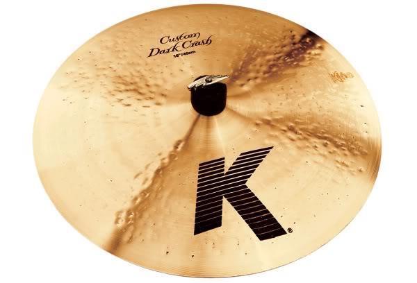 Crash Zildjian K Custom Dark 16" Modelo Clássico K0951