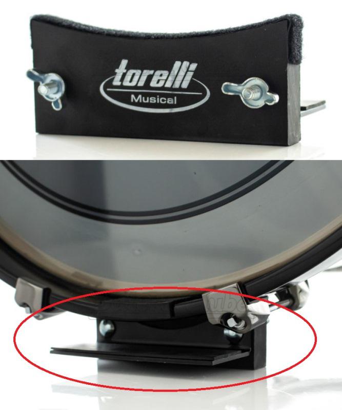 Elevador de Bumbo Torelli TSB74 Puncher para Levantar Bumbos de 18" e 20" para Maior Punch e Volume
