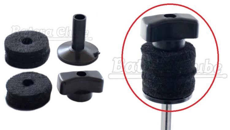 Feltro, Base e Borboleta Torelli TA061 Kit com Padrão de 8mm para a Maioria das Estantes