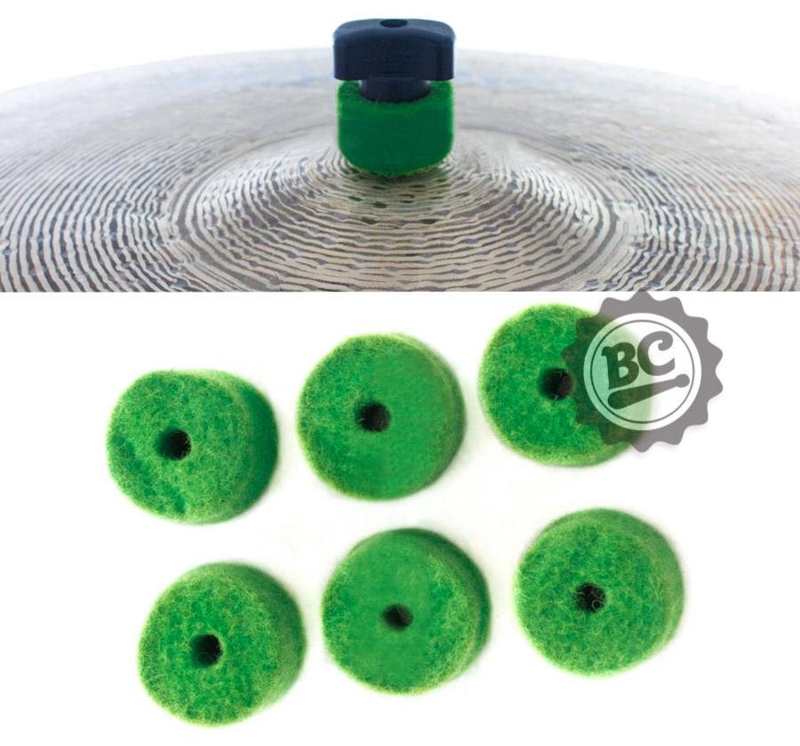 Feltros Gorilla Verde Limão FEPVD Kit com 6 Feltros em Lã de Carneiro para Estante de Prato