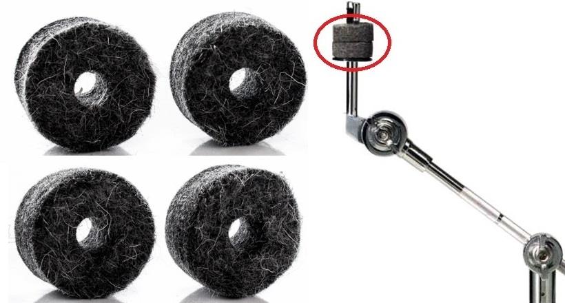 Feltros Odery Fluence FLU.FELT-P Kit com 4 Unidades para Estante de Prato de Todas as Marcas