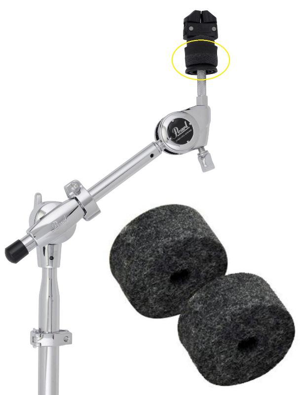 Feltros Pearl FLW-001/2 Kit com 2 Unidades para Estantes de Pratos de Todas as Marcas 8mm