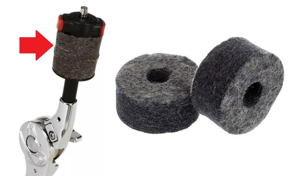 Feltros Tama 7081P Kit com 2 Unidades para Estantes de Pratos de Todas as Marcas 8mm (035170)
