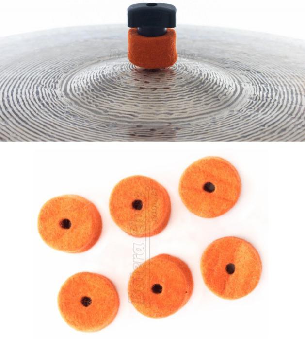 Feltros Gorilla Laranja FEPL Kit com 6 Feltros em Lã de Carneiro para Estante de Prato