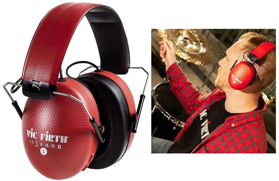 Fone de Ouvido e Protedor Vic Firth VXHP0012 Bluetooth Isolation Headphones sem fio para Bateristas (16490)