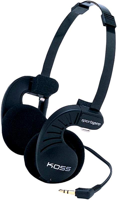Fone de Ouvido Koss Sporta Pro ORIGINAL Black com bag para transporte e plug P10