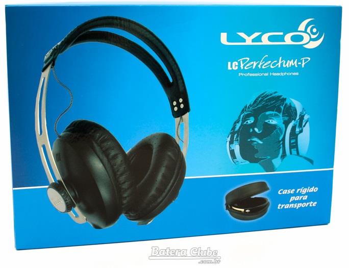 Fone de Ouvido Lyco LC Perfectum-P Preto com Plug P10, Case e Articulação Compacta