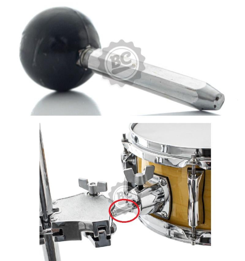 Haste com Bola de Tom Holder Torelli TCB93 Padrão Yamaha curto para fixar em holders genéricos