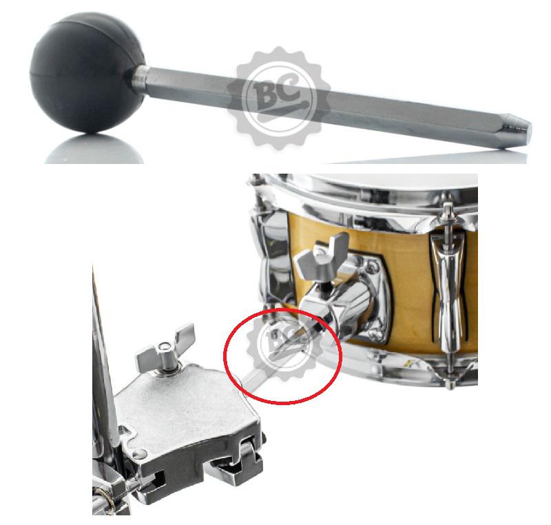 Haste com Bola de Tom Holder Torelli TCB94 Padrão Yamaha longo para fixar em holders genéricos