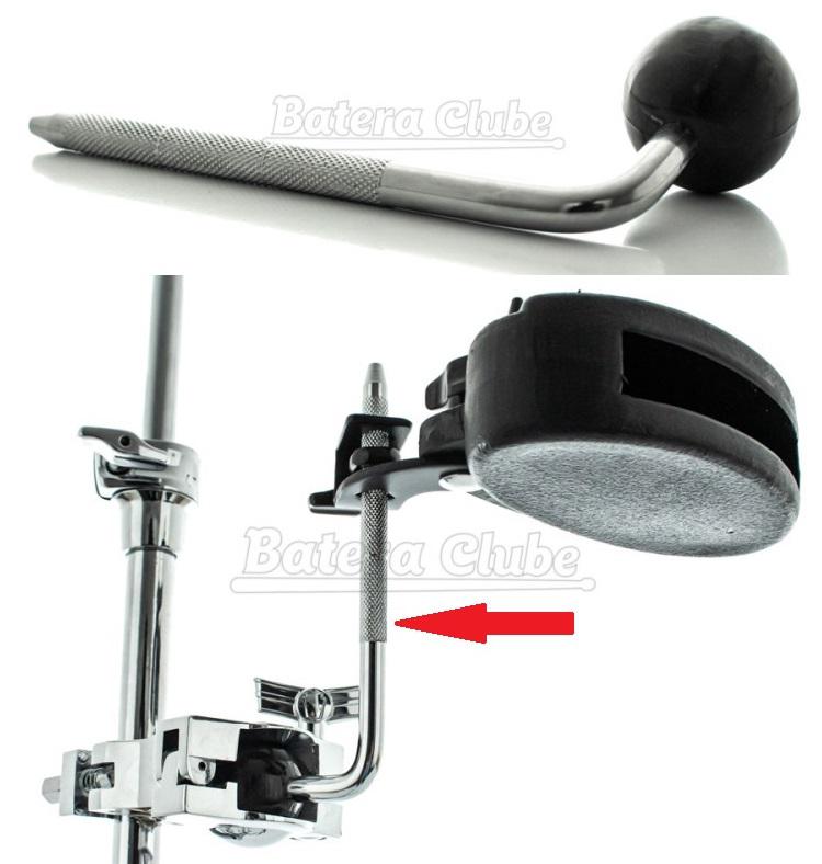 Haste com Bola de Tom Holder Torelli TCB95 com 9.5mm Tamanho padrão para Percussão e Diversas Marcas
