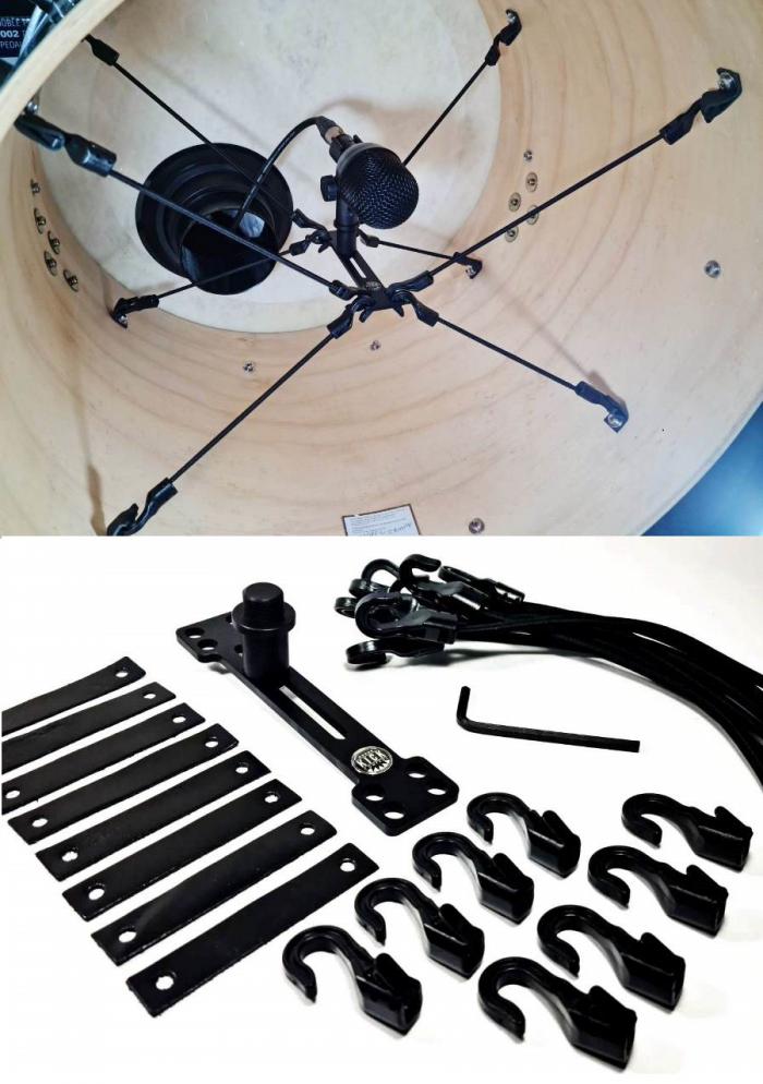 Suporte de Microfone de Bumbo Interno Kick Control Sonus SN1 para microfonar bumbo tipo Shock Mount
