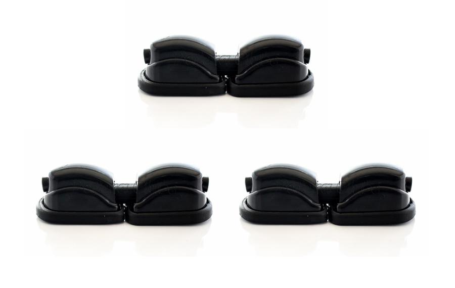 Kit c/ 3 Canoas RMV Preta PAC13 Inteiriça para Caixas de 5.5" até 6.5" de Profundidade