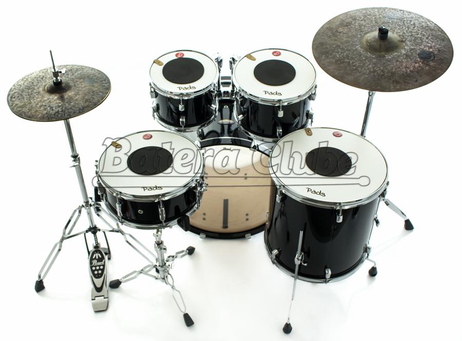 Kit de Abafadores e Pads de Estudo Alecrim Percussive 10", 12", 14", 16" para estudo ou abafador