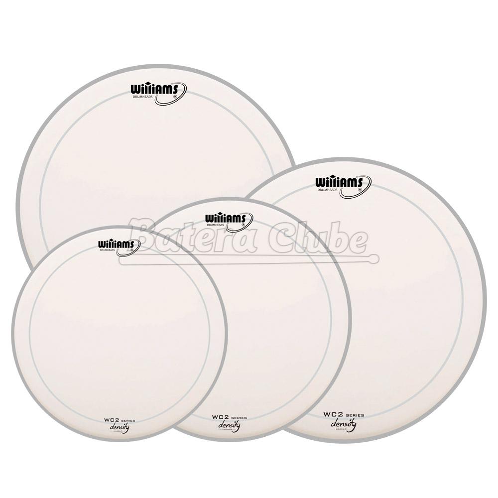 Kit de Peles Williams Density WC2 Coated 2-Ply 10", 12", 14", 14" (caixa) Filme Duplo Porosa espessa