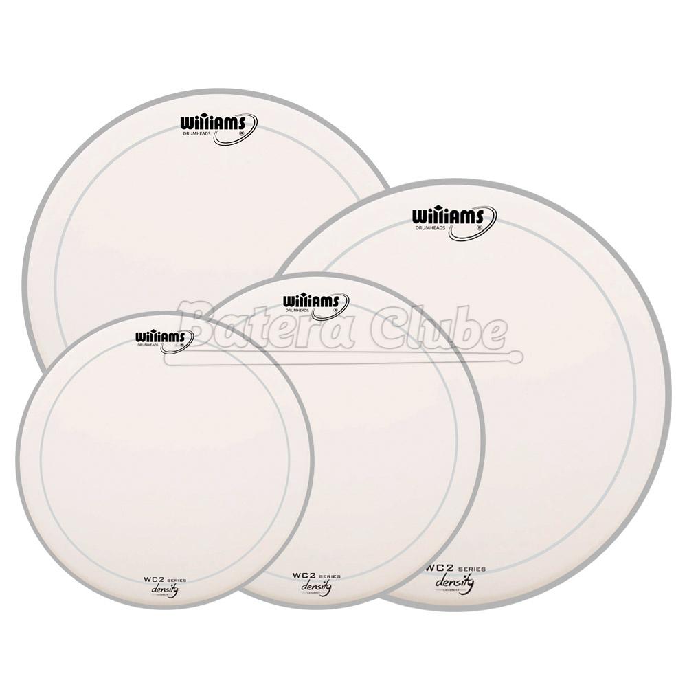 Kit de Peles Williams Density WC2 Coated 2-Ply 10", 12", 16", 14" (caixa) Filme Duplo Porosa espessa
